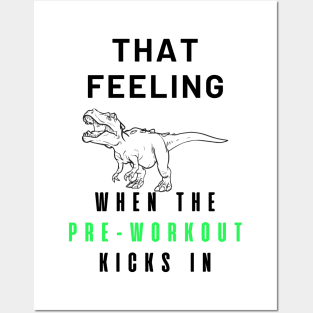 T-Rex Pre-Workout Posters and Art